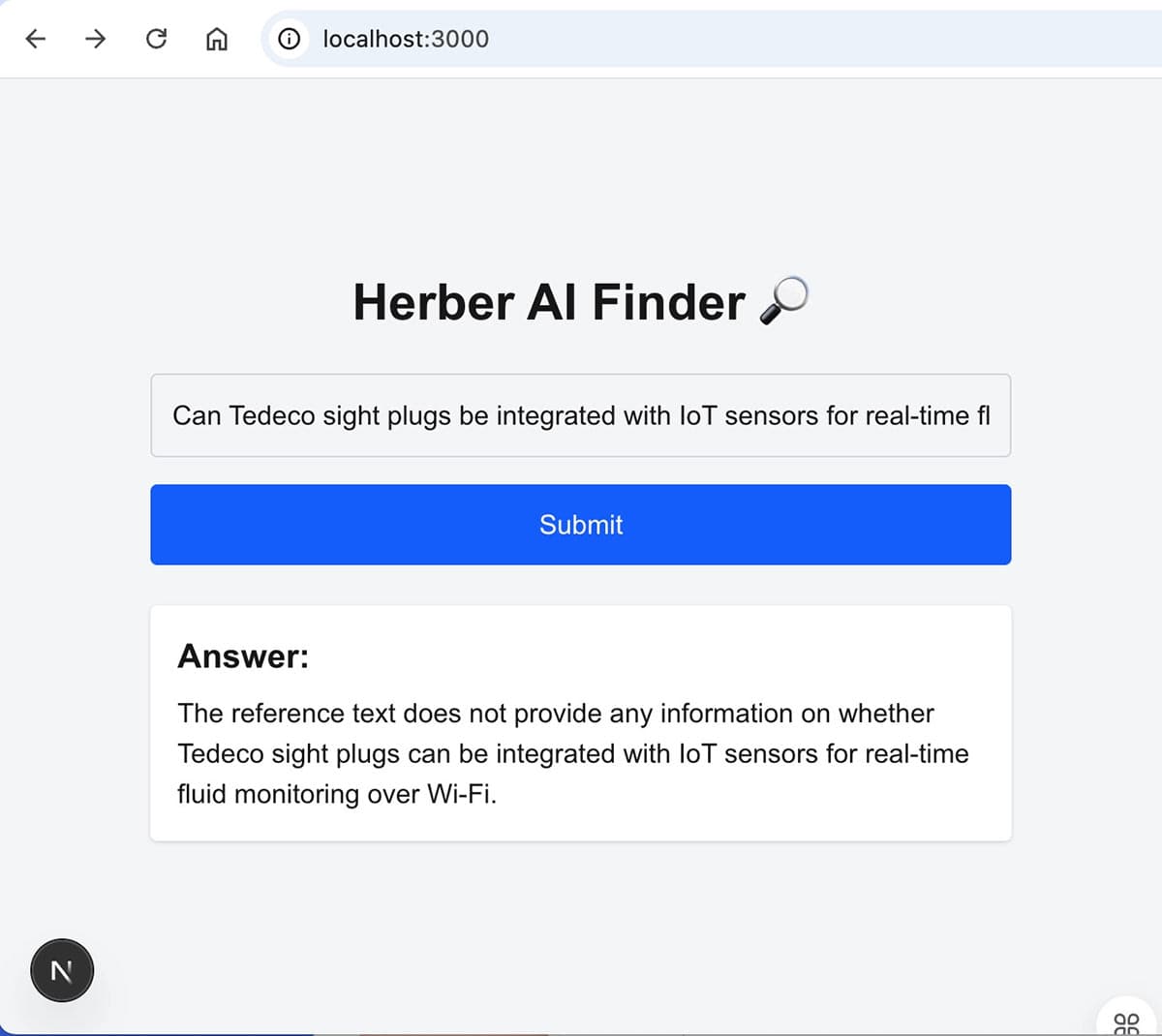 Herber AI technical assistant