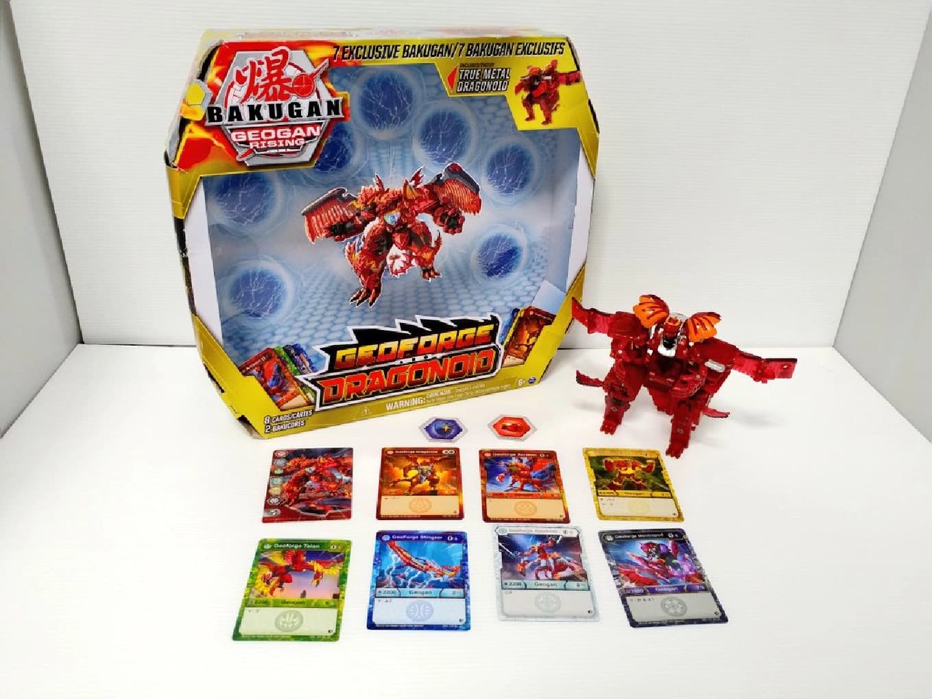 Bakugan finalized toys and package