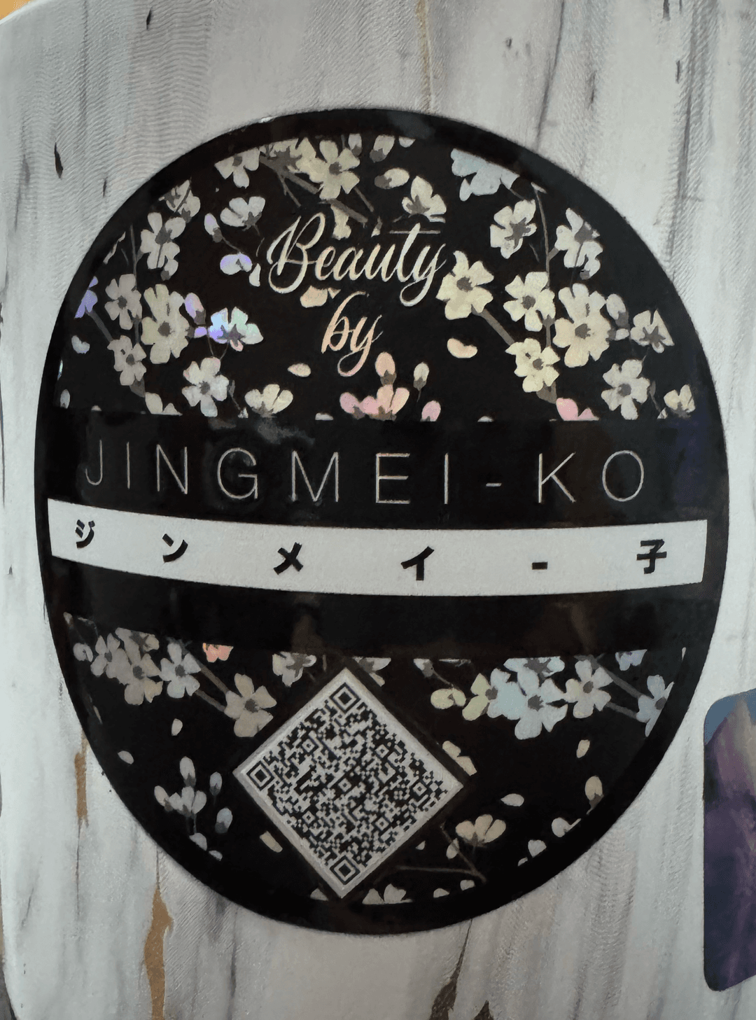 Beauty by JingMei-ko holographic sticker art