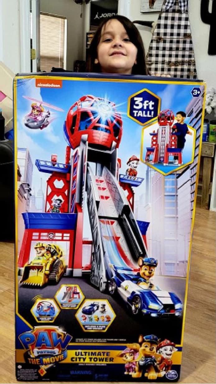 Paw Patrol package purchased in-store