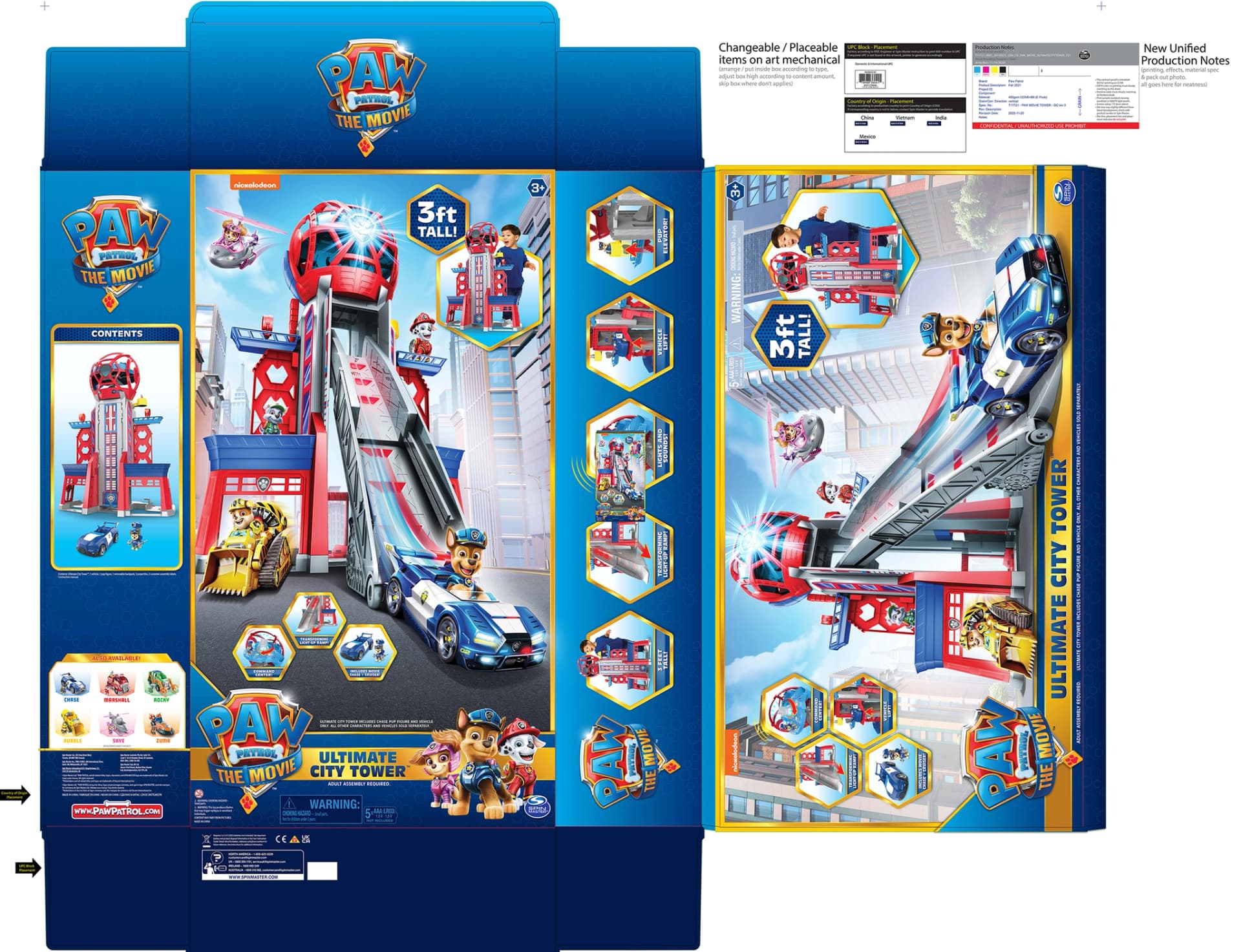 Paw Patrol finalized package document