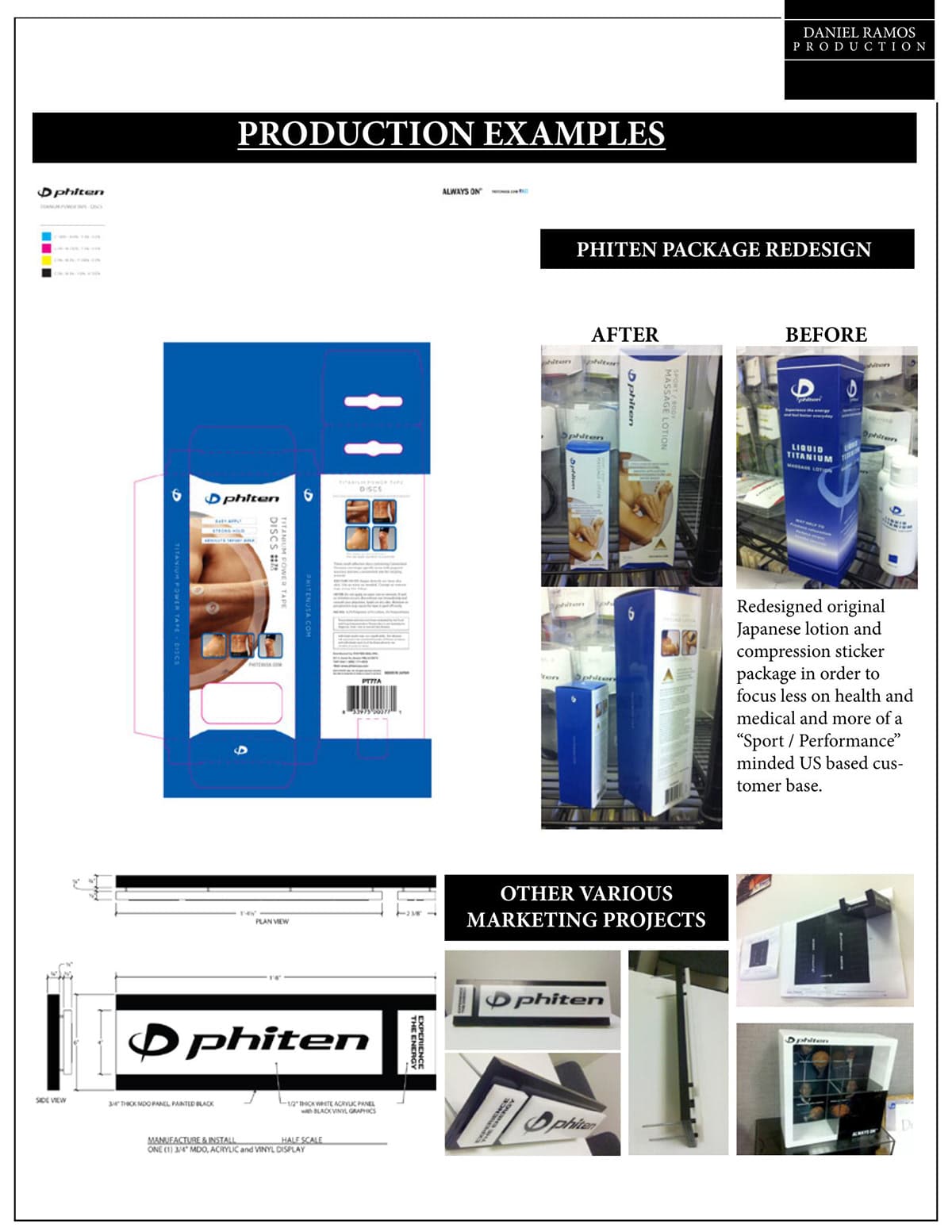 Phiten USA regional packaging adaptation